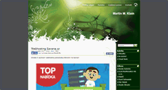 Desktop Screenshot of martin.klain.cz